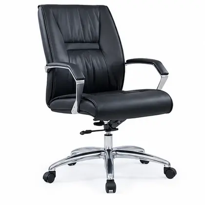 Ghế Xoay Văn Phòng HWATA HT-275 Đệm Đen Có Tay Vịn