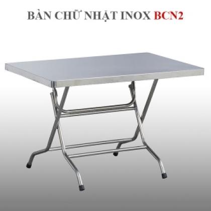 Bàn Chữ Nhật Inox 1.1m BCN2