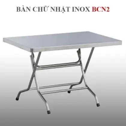 Bàn Chữ Nhật Inox 1.1m BCN2