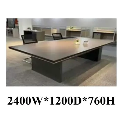 Bàn Họp Văn Phòng Chữ Nhật Hwata Gỗ HT-19-HY2400