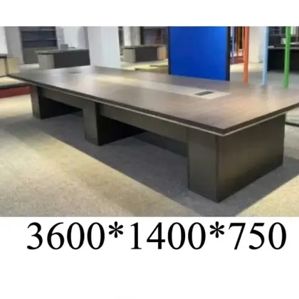 Bàn Họp Văn Phòng Chữ Nhật Hwata Gỗ 19-HY3600
