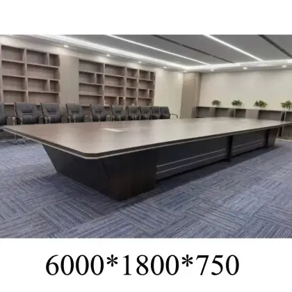 Bàn Họp Văn Phòng Chữ Nhật Hwata Gỗ HT-6018
