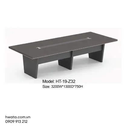 Bàn Họp Văn Phòng Chữ Nhật Hwata Gỗ HT-19-Z32