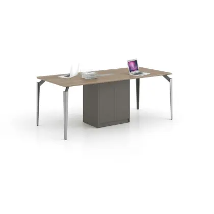 Bàn Làm Việc Chữ Nhật Tủ Phụ HT-VL-C0124