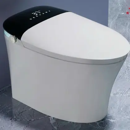 Bồn Cầu Cảm Biến Tự Động Nguyên Khối Hwata HT-D17C