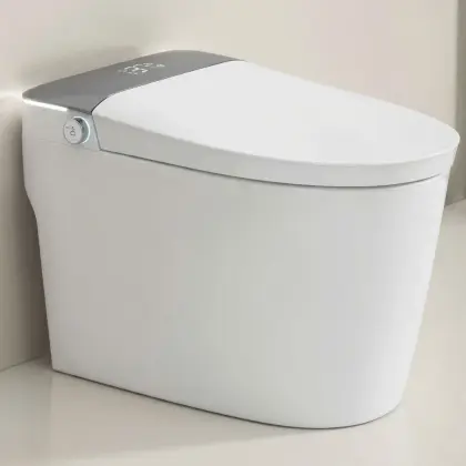 Bồn Cầu Cảm Biến Tự Động Nguyên Khối Hwata HT-D76A