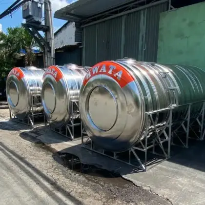 Bồn Nước Inox Hwata 12000L Ngang H12000N thực tế Bồn Nước Inox Hwata 12000L Ngang H12000N thực tế
