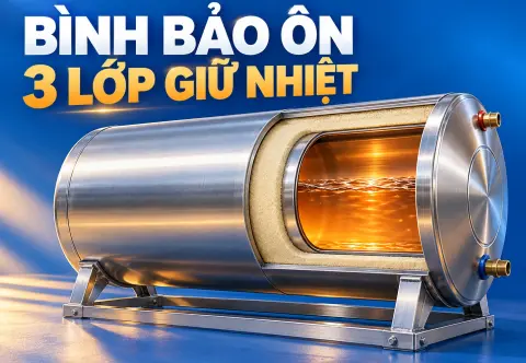 Cấu Tạo Bình Bảo Ôn: 3 Lớp Giữ Nhiệt Hoạt Động Thế Nào?