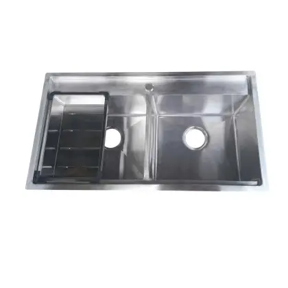 Chậu Rửa Chén Inox Hwata BDV5 Hai Hộc