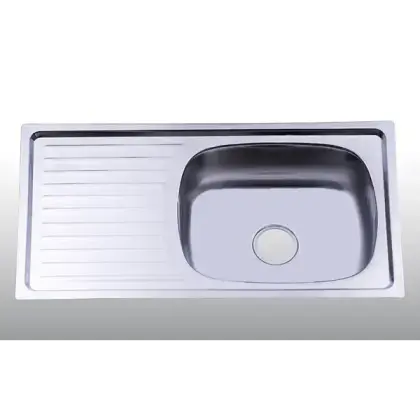 Chậu Rửa Chén Inox Hwata B4 Một Hộc, Một Bàn