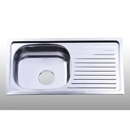 Chậu Rửa Chén Inox Hwata B5 Một Hộc, Một Bàn