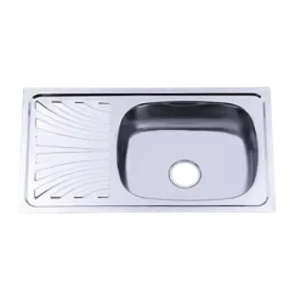 Chậu Rửa Chén Inox Hwata B6 Một Hộc, Một Bàn
