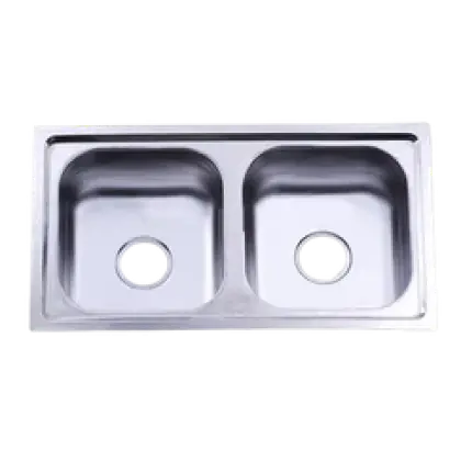 Chậu Rửa Chén Inox Hwata BD5 Hai Hộc