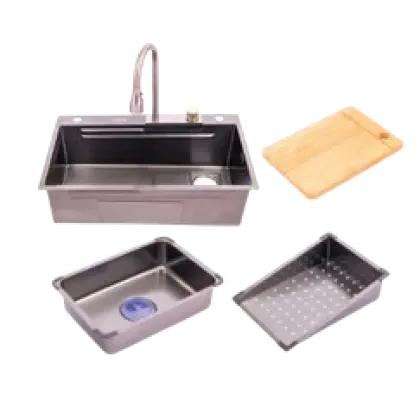 Chậu Rửa Chén Inox Hwata AV3 Một Hộc