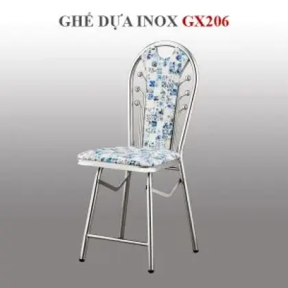 Ghế Xếp Inox Mặt Simili Hwata GX206