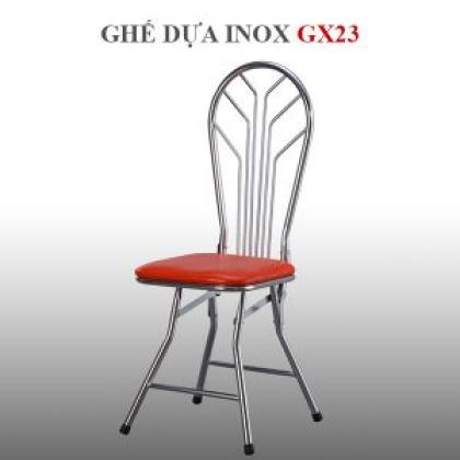 Ghế Xếp Inox Mặt Simili Hwata GX23