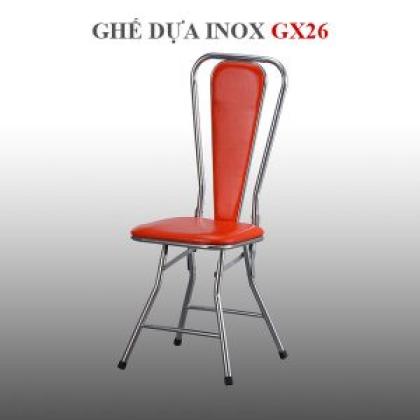 Ghế Xếp Inox Mặt Simili Hwata GX26