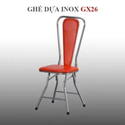 Ghế Xếp Inox Mặt Simili Hwata GX26