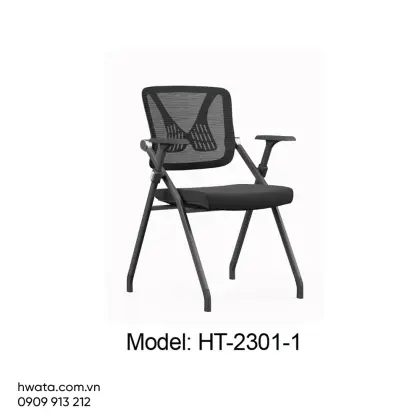 Ghế Xếp Văn Phòng Lưng Lưới Có Tay Hwata HT-2301-1