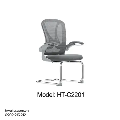 Ghế Chân Quỳ Văn Phòng Lưng Lưới Có Tay Hwata HT-C2201