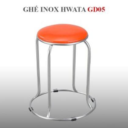 Ghế Đẩu Inox Mặt Simili GD05