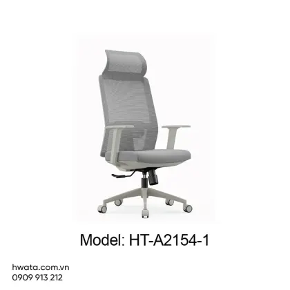 Ghế Xoay Văn Phòng Lưng Lưới Có Tay Hwata HT-A2154-1