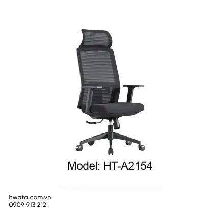 Ghế Xoay Văn Phòng Lưng Lưới Có Tay Hwata HT-A2154