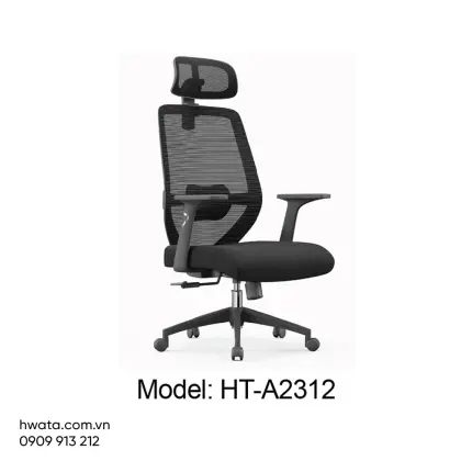 Ghế Xoay Văn Phòng Lưng Lưới Có Tay Hwata HT-A2312