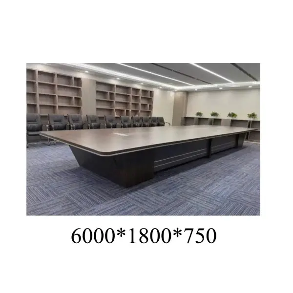 Bàn Họp Văn Phòng Chữ Nhật Hwata Gỗ HT-6018