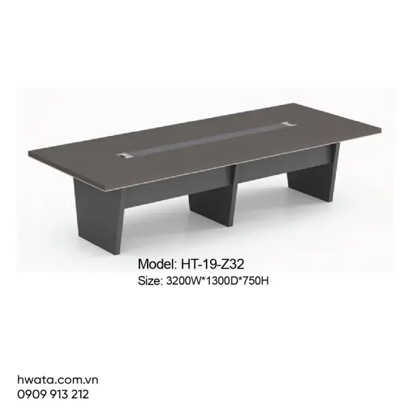 Bàn Họp Văn Phòng Chữ Nhật Hwata Gỗ HT-19-Z32