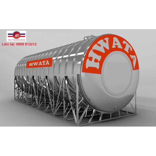 Bồn nước inox Hwata 30000L ngang