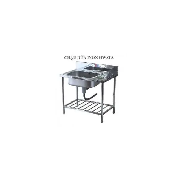 Chậu Rửa Chén Inox có bàn Một Hộc Hwata CCN01 