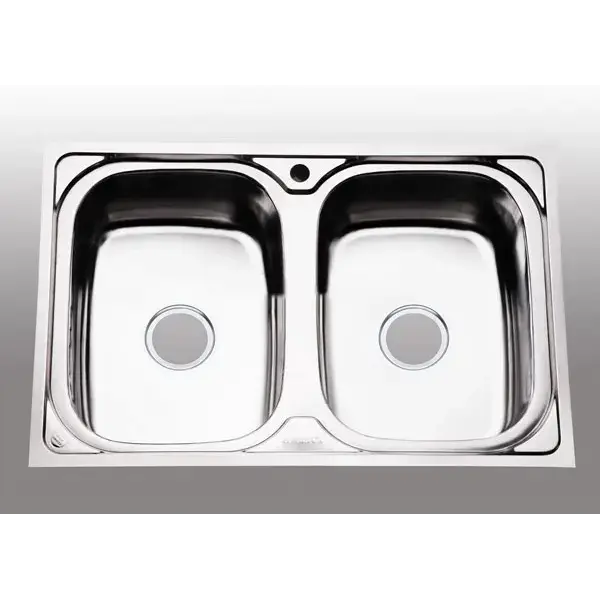 Chậu Rửa Chén Inox Hai Hộc Hwata BD8 