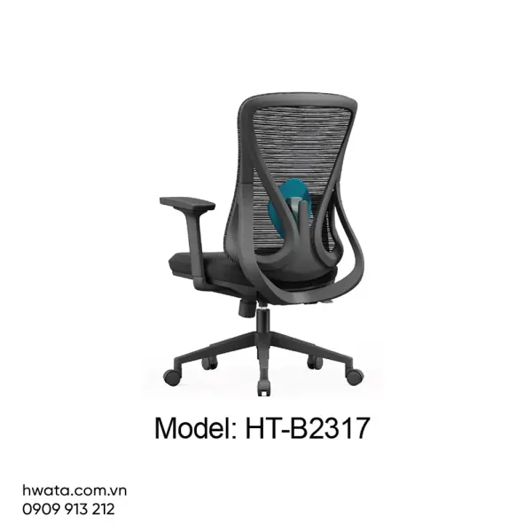 Ghế Xoay Văn Phòng Lưng Lưới Có Tay Hwata HT-B2317