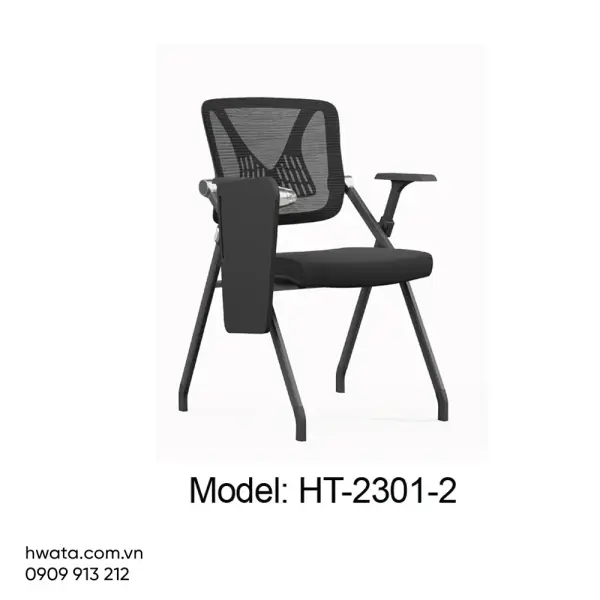 Ghế Xếp Văn Phòng Lưng Lưới Bàn Gấp Gọn Có Tay Hwata HT-2301-2
