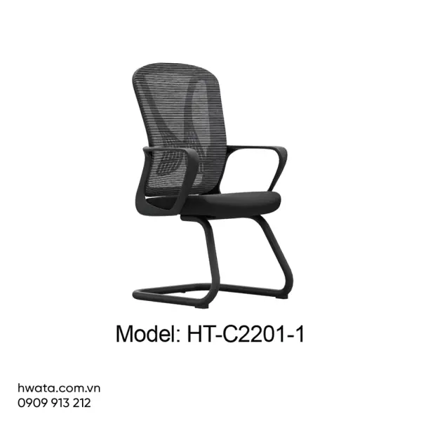 Ghế Chân Quỳ Văn Phòng Lưng Lưới Có Tay Hwata HT-C2201-1