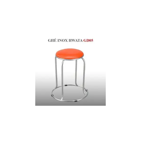 Ghế Đẩu Inox Mặt Simili GD05