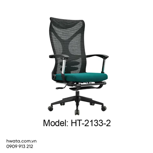 Ghế Xoay Văn Phòng Lưng Lưới Có Tay Hwata HT-2133-2