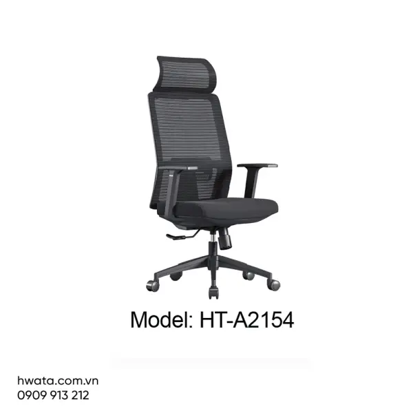Ghế Xoay Văn Phòng Lưng Lưới Có Tay Hwata HT-A2154