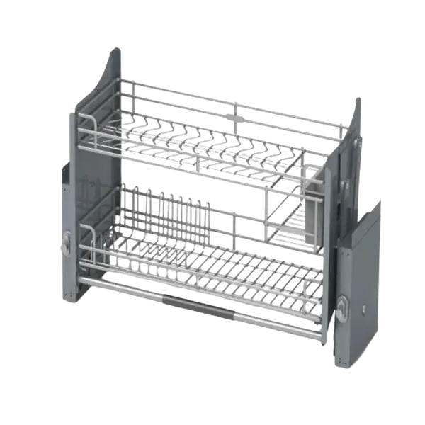 Kệ Kéo Inox Hwata Âm 2 Tầng HWK01