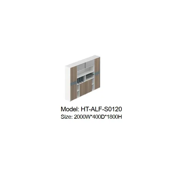 Tủ Tài Liệu Lãnh Đạo Cánh Gỗ, Kính HT-ALF-S0120