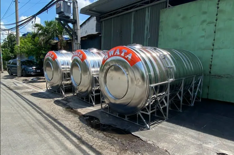 Bồn Nước Inox Hwata 12000L Ngang H12000N Bồn Nước Inox Hwata 12000L Ngang H12000N