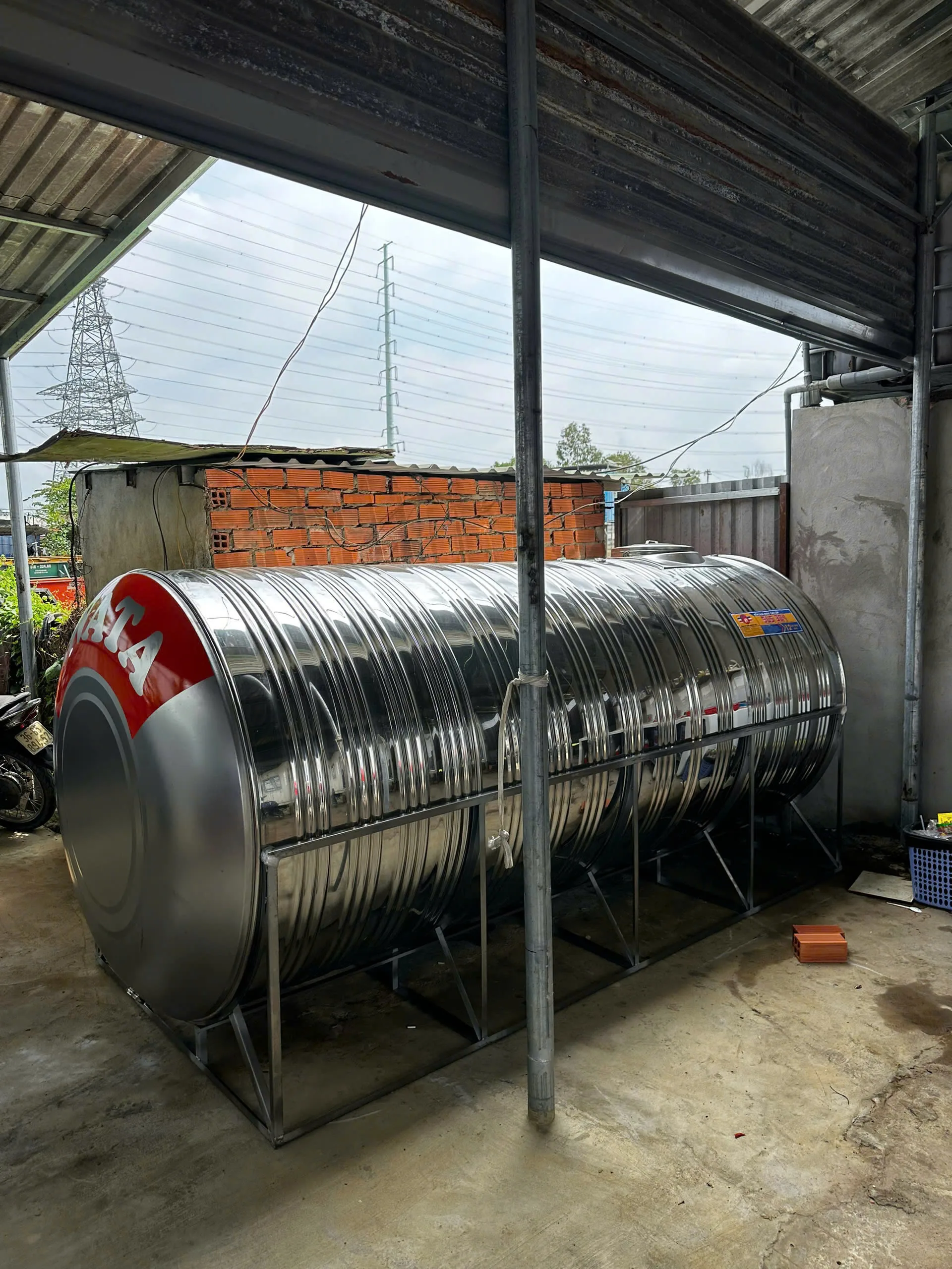 Hướng dẫn lắp đặt bồn nước inox an toàn trên mái