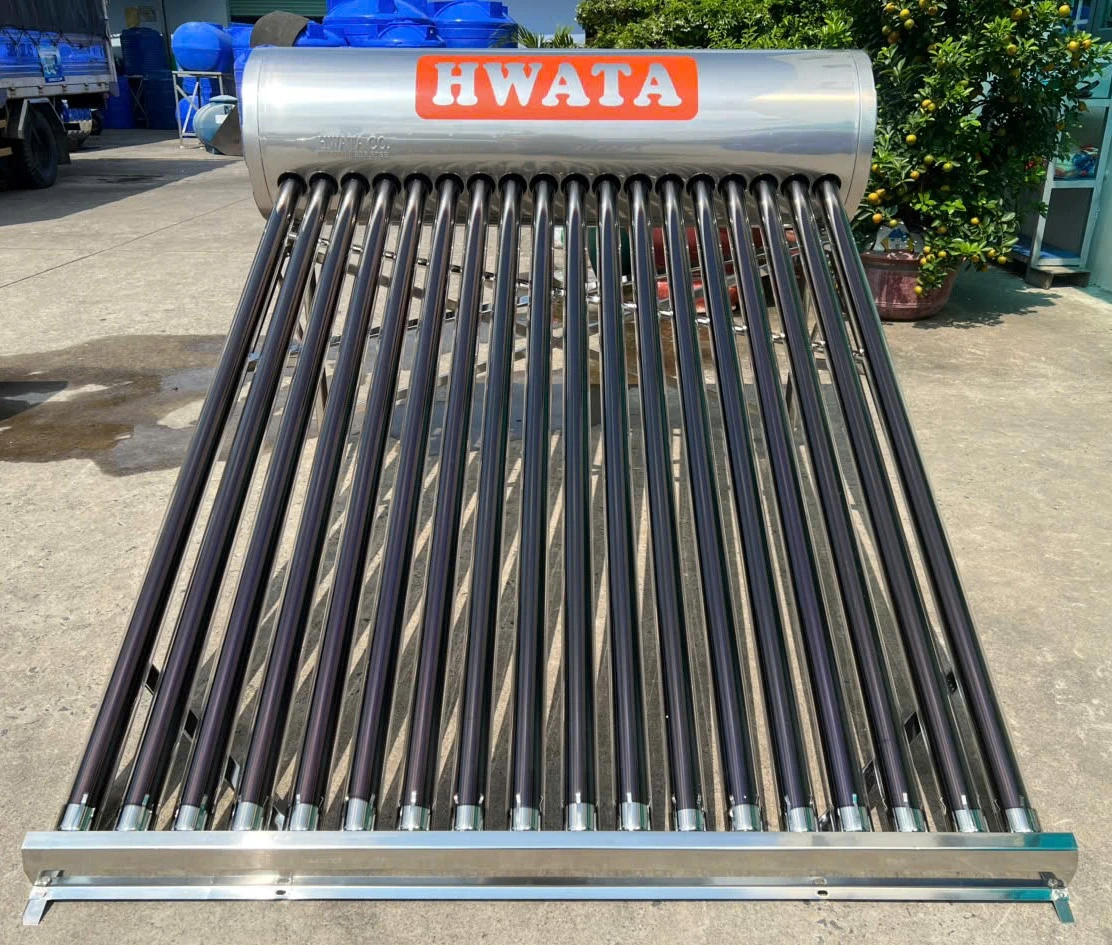 Máy nước nóng năng lượng mặt trời 180L Hwata 18 ống F58
