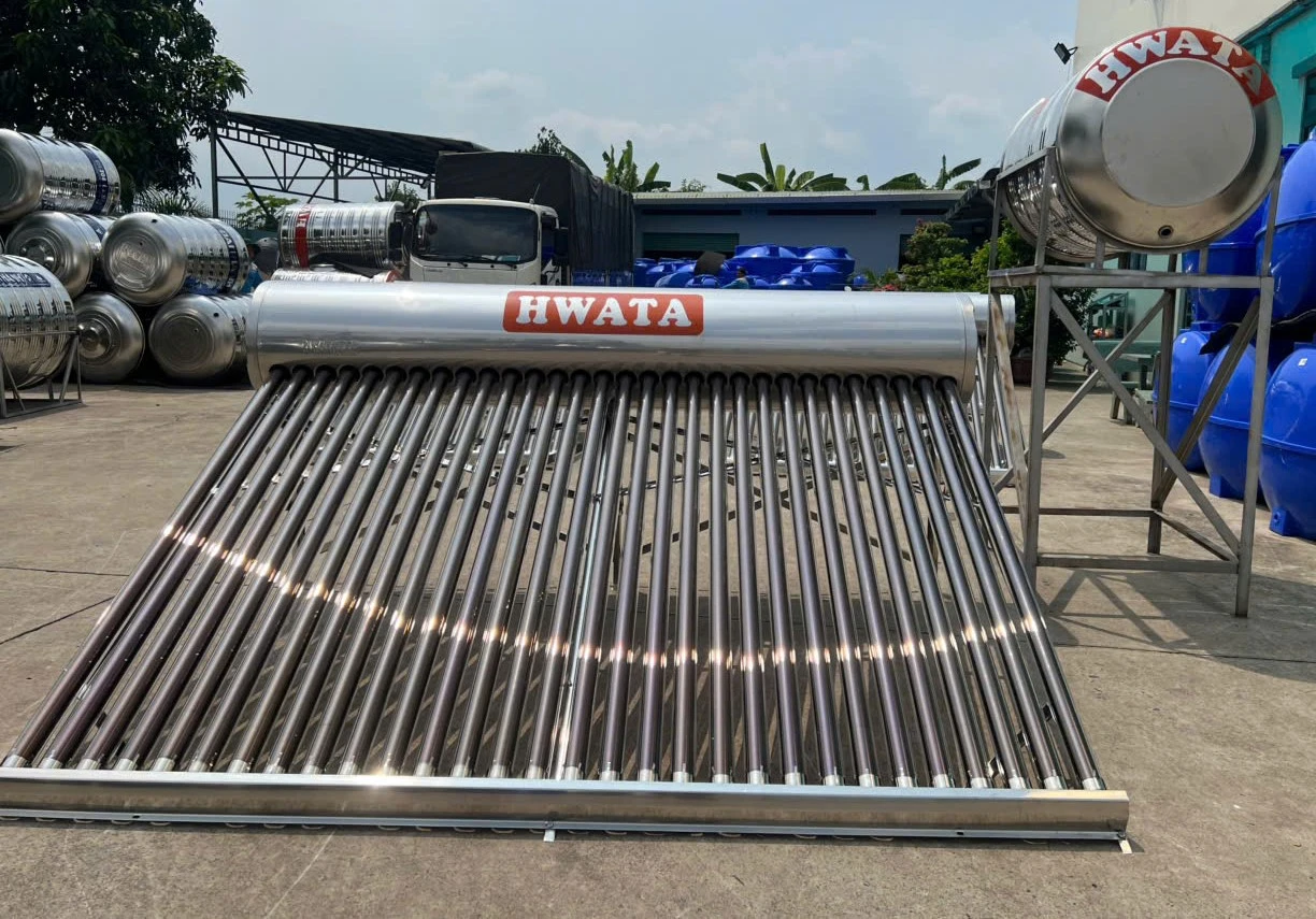 Máy nước nóng năng lượng mặt trời Hwata 300L 30 ống F58