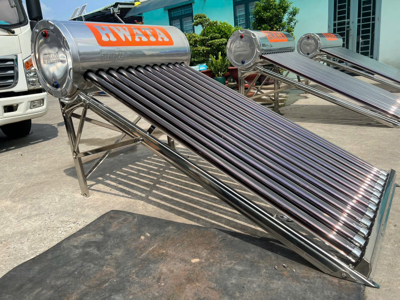 Sơ đồ lắp máy nước nóng năng lượng mặt trời cho gia đình