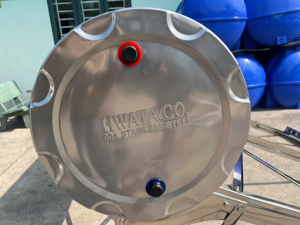 Cấu tạo máy năng lượng mặt trời 120L 12 ống chân không F58